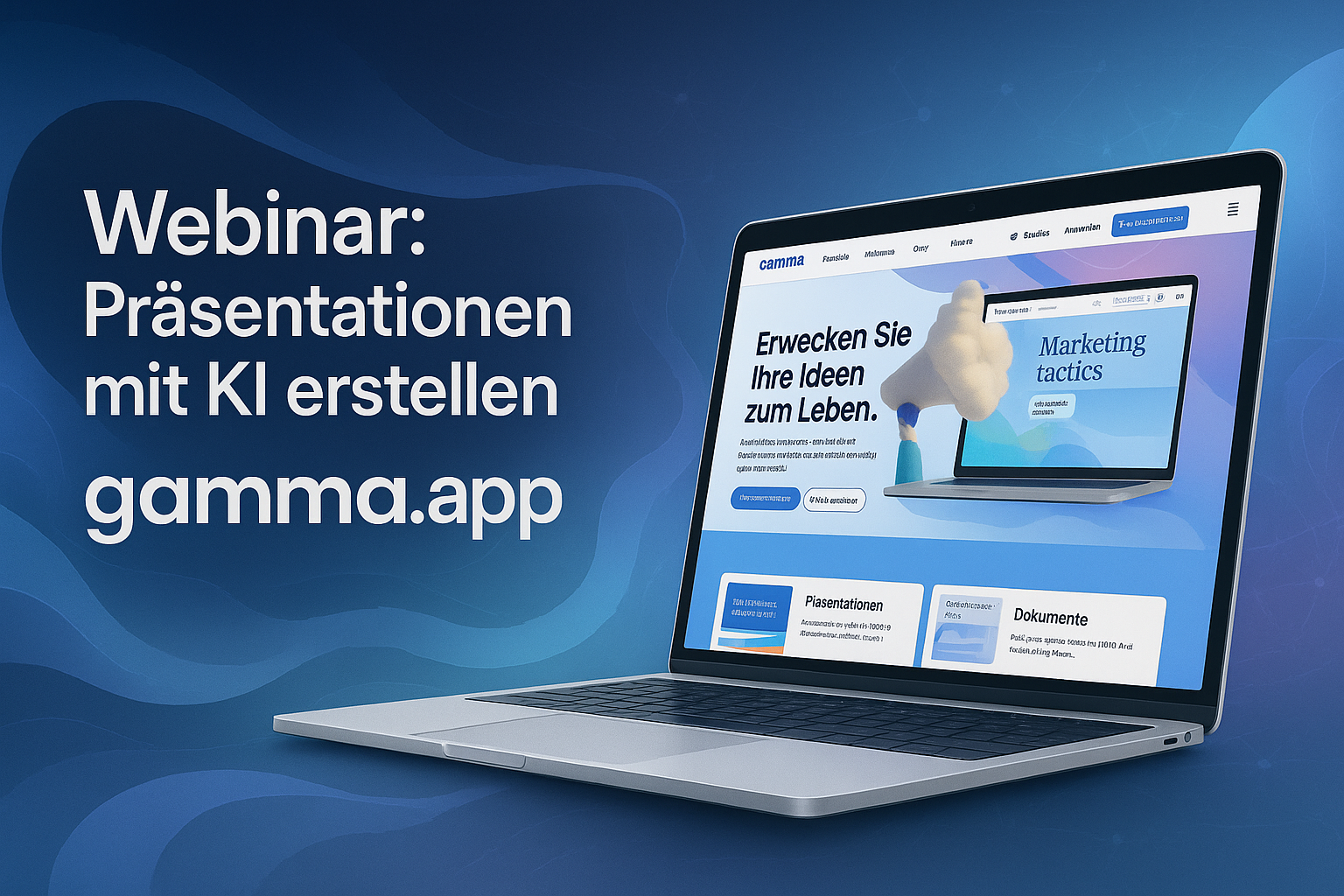 Webinar: Präsentationen mit KI erstellen – Einführung in gamma.app